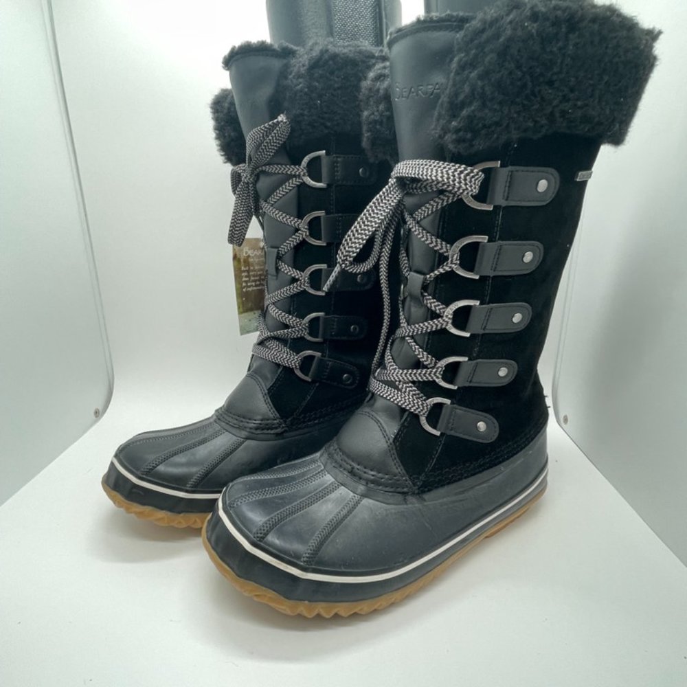 BEARPAW WOMEN'S DENALI 2333W TALL WATERPROOF WINTER BOOTS size 10